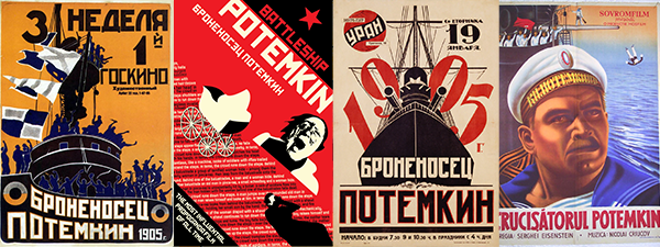 A series of posters for Battleship Potemkin